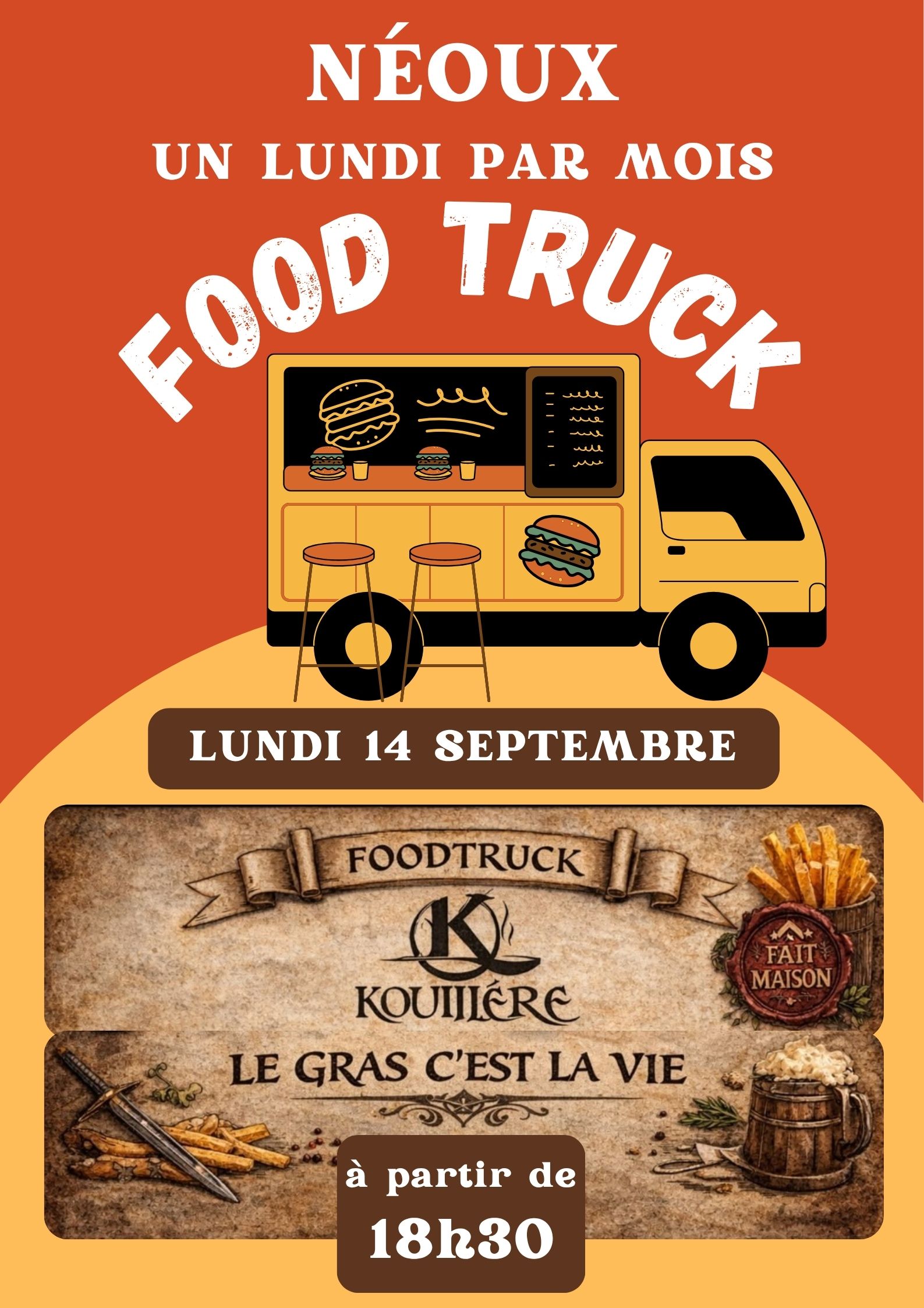 AFFICHE FOOD TRUCK